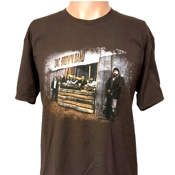 Vintage Concert T-shirt Zac Brown 2014 Great American Road Trip Concert Tour T - Picture 2 of 10